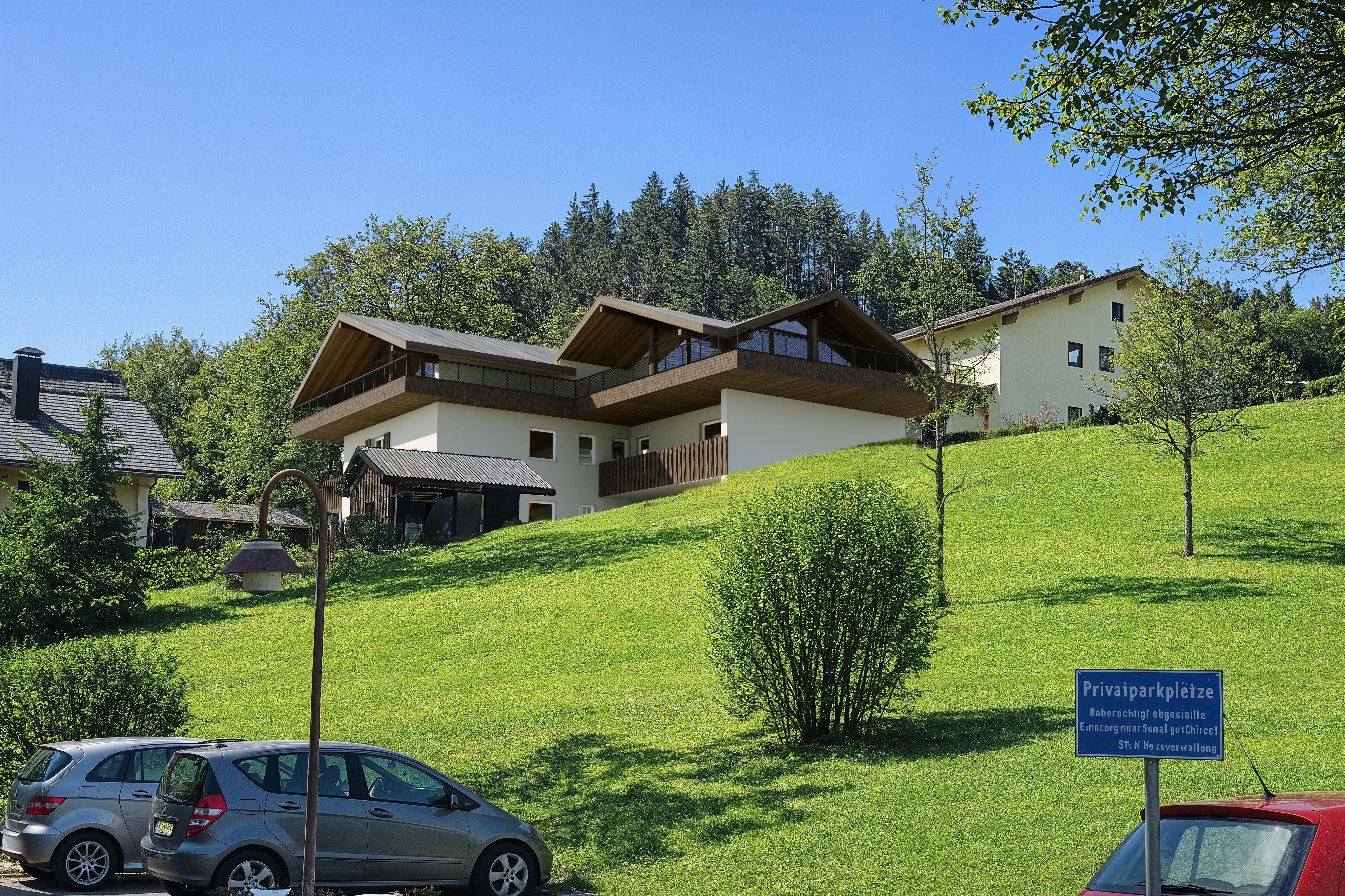 Felder's Boutique Rooftop – Hausrückseite