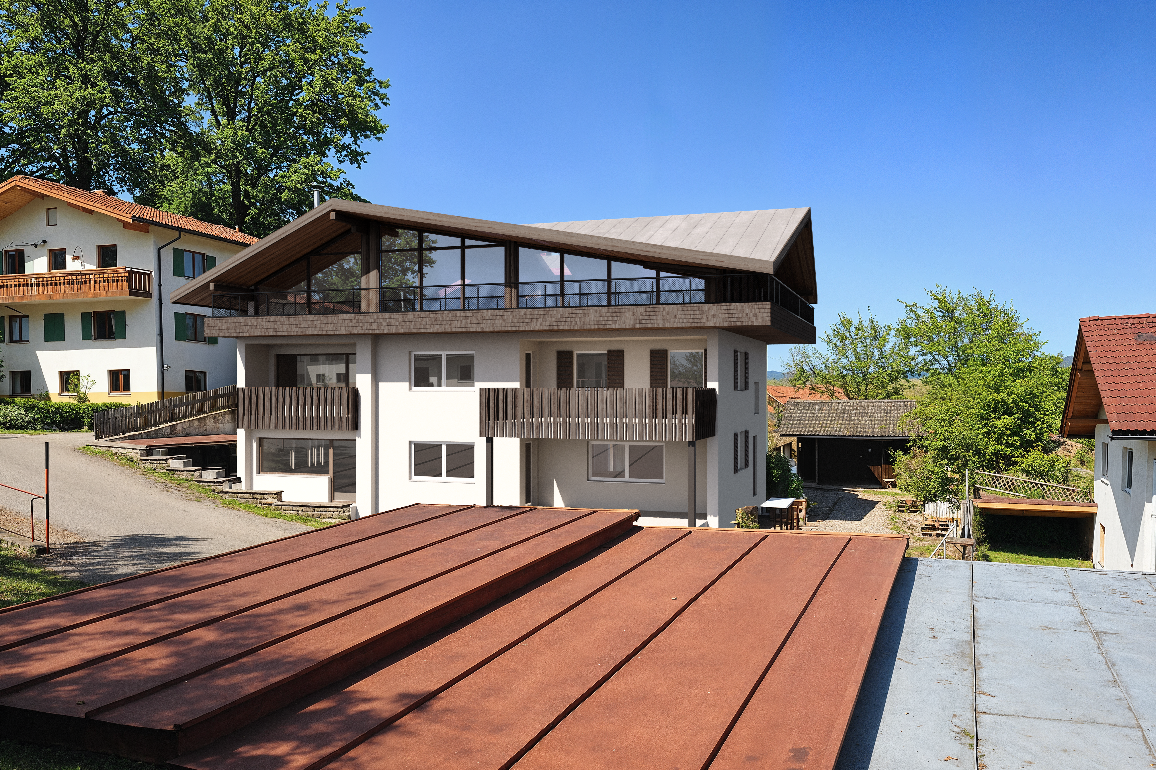 Felder's Boutique Rooftop – Rendering Ansicht 2