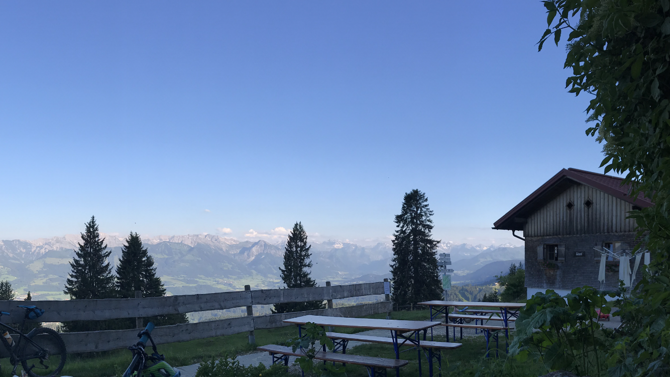 Sennalpe Beck Oberberg – Panoramablick Allgäuer Alpen bei Blaichach